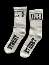 Image 2 of SSR03 - “Traditional” White Crew Socks