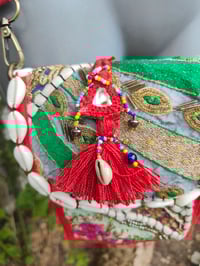 Image 7 of Jaz mini cross body bag - Red 2