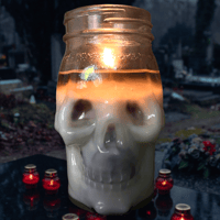 Image 1 of Skull Vibes Soy Candle