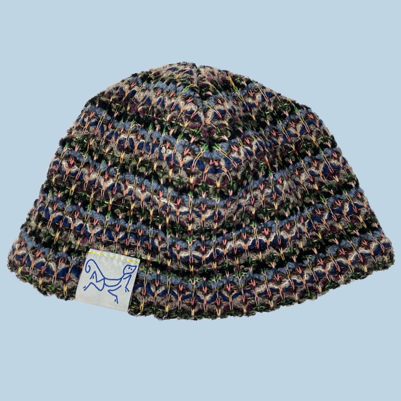 Image of LIGHT BLUE KNIT BEANIE
