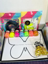 Image 1 of Neon Yellow Butterfly Beading Kit 