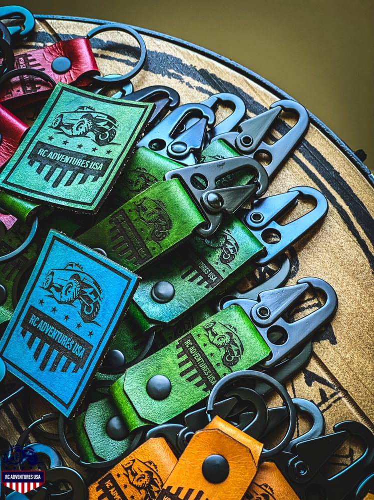 Image of Leather Custom Keychain