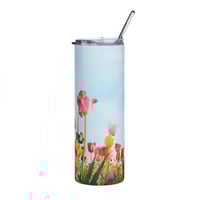 Image 2 of Stainless steel tumbler_Floral_20 oz_2