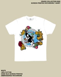 ODARO COLLECTION 2025 SCREEN PRINTED PATCHWORK T-SHIRT #07