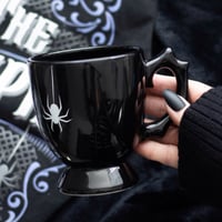 Image 1 of Black Spider Teacup