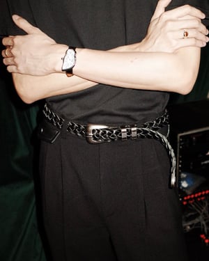 Image of KLDSCOPE - Johnny Leather Belt (Woven)