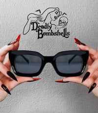 Image 1 of Deadly Bombshell- Sleek  Rectangle Sunglasses