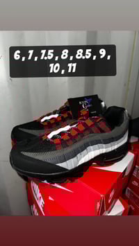 Nike 95s Black Red 