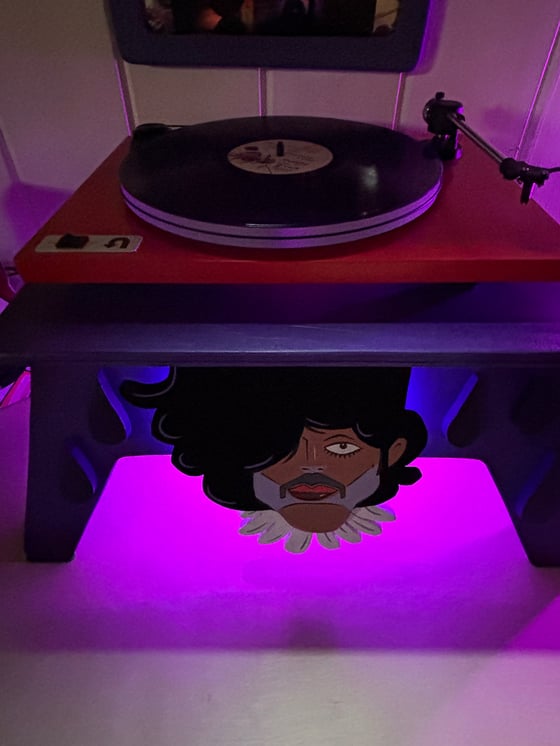 Image of Prince Purple Rain Turntable Table