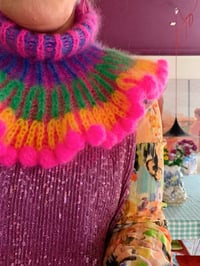 Image 2 of Soriano: Big Drama Mohair Bubble Collar no. 1