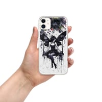 Image 8 of Dark Fairy Floral Pastel Goth Whimsical Watercolor Clear Case for iPhone®