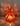 BLOOD ORANGE GLASS LAMP