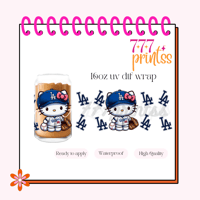 Blue Kitty LA Cup wrap