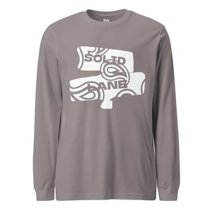 Image of White Paisley Logo L/S 2