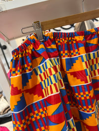 Image 3 of African print off shoulder top