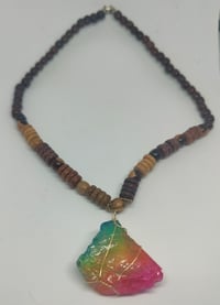 Image 4 of Rainbow Aura Necklace 