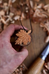 Image 7 of Maple Leaf— Pendant Necklace 