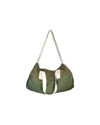 Image 2 of Patchwork Green Denim Duffle Bag