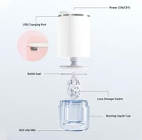 Ultrasonic Contact Lens Cleaner , Intelligent Cleaning Machine for Soft and Rigid Contact Lenses