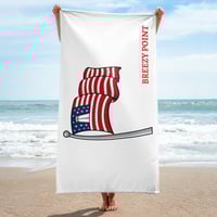 Image 2 of Breezy Point Lighthouse Beach Towel