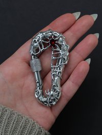 Image 5 of Spider Web - Carabiner