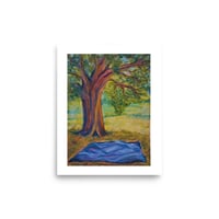 Image 2 of Under the Tree | Pastel | Print 