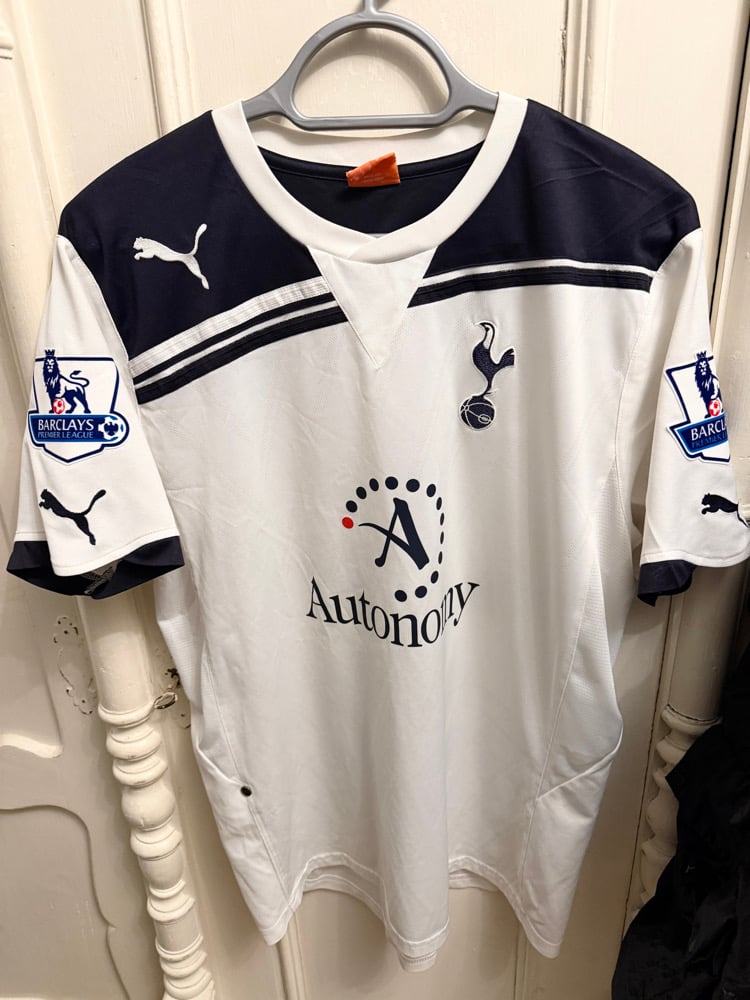 Image of PRE ORDER: Tottenham Hotspur “CROUCH 15” 2010/11 Home Shirt + PL patches (M)