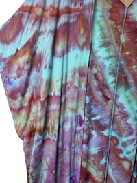 Image 3 of S Long Woven Kimono in Tropical Agate Ice Dye