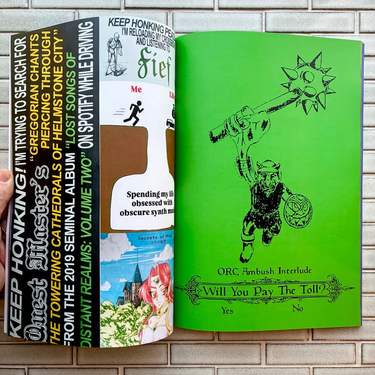 Brain Dead Fantasy Games Zine Volume 2 Image 3