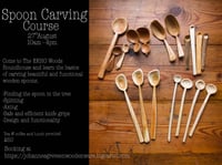 Spoon carving workshop august 27th