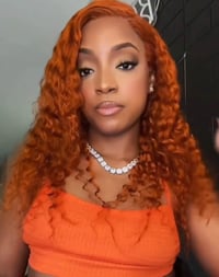 24” Ginger Deep Wave Wig