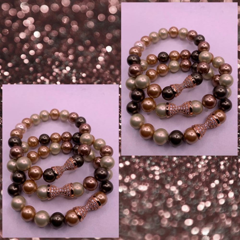 Image of Godiva Beaded Bracelet 