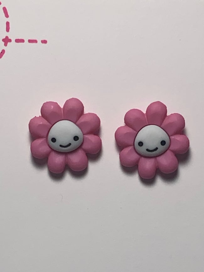 Smiley Flower earrings
