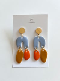 Paire de boucles d'oreilles céramique U TORNADA XL A