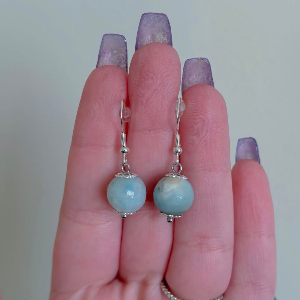 Image of amazonite earrings