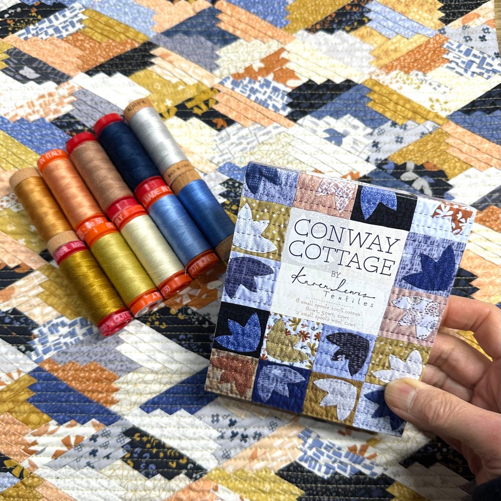 Image of Conway Cottage Aurifil thread collection