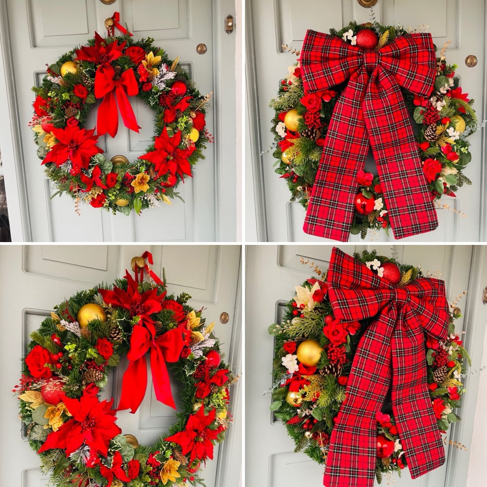Image of XXL 75cm Christmas Wreath