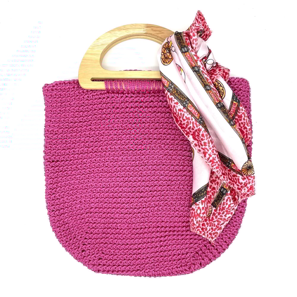 Arlene Tote Bags - Wooden Handles