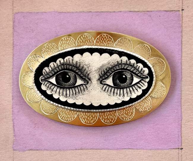 SEE THE LIGHT BROOCH 