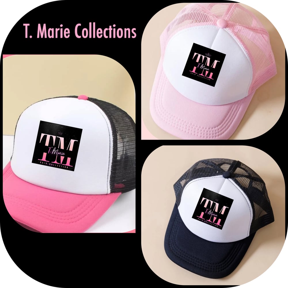 T.Marie logo.. Truckers Hat