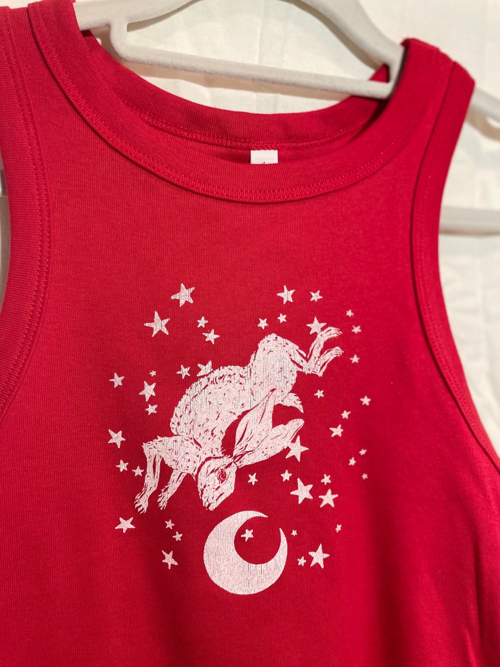 Hare & Moon Cropped Tank Top