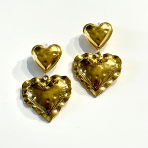 Image of ORECCHINI CUORI CLIPS