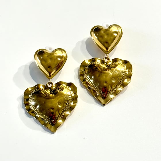 Image of ORECCHINI CUORI CLIPS