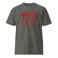 Image 5 of N8NOFACE Drip Red Logo Unisex premium t-shirt (+ more colors)