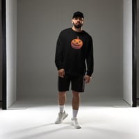 Image 1 of Sweatshirt (Adult M/F) - Classic Jack O Lantern