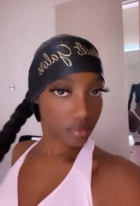 Image 4 of Custom Satin Hair Wraps 