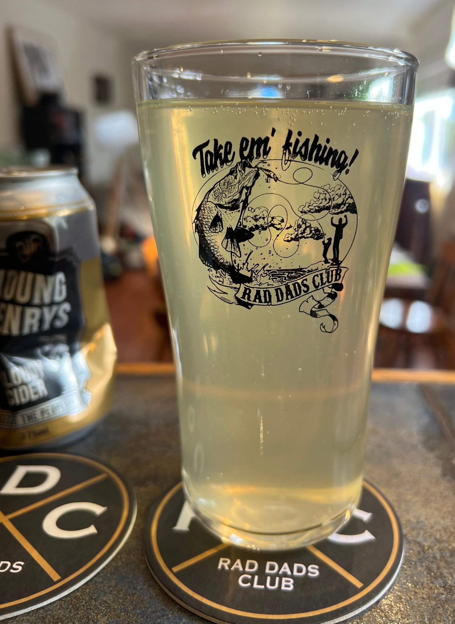 Image of Rad Dads Club PINT Beer Glass (2 Pack)