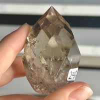 Image 6 of Smoky Quartz Faceted Flame (24A)