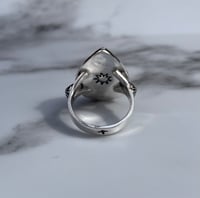 Image 4 of Sterling Silver Handmade Blue Labradorite Celestial Ring 