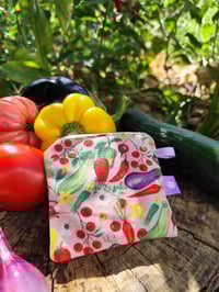 Image 2 of Monedero cuadrado SERGIO HUERTA rosa